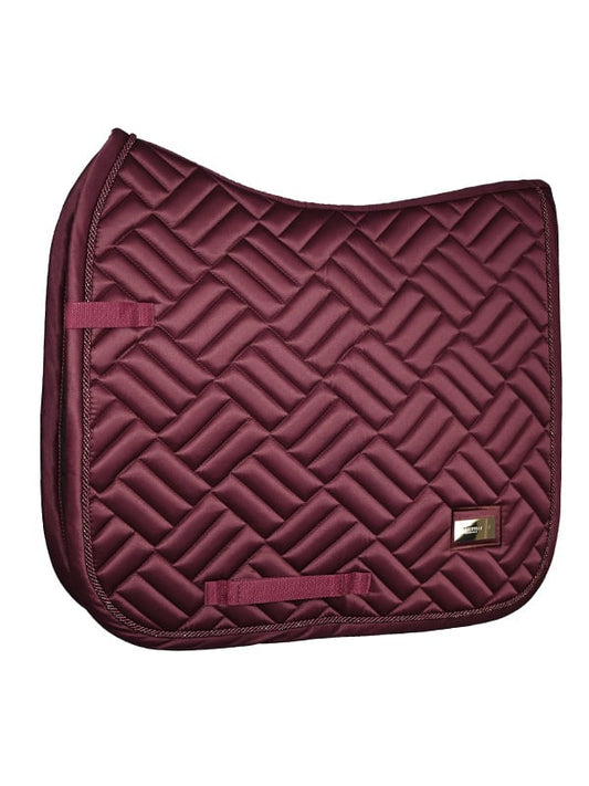 Dressage Saddle Pad New Maroon Cob