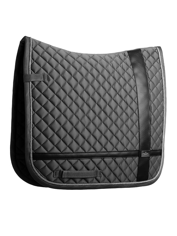 Dressage Saddle Pad No Boundaries Silver Cloud Cob vue 1