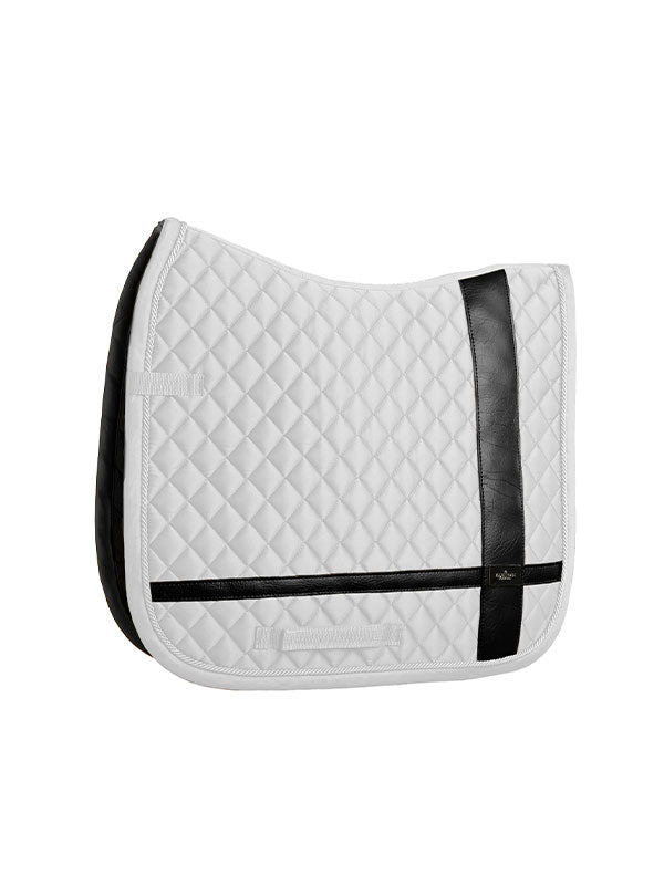 Dressage Saddle Pad No Boundaries White Cob
