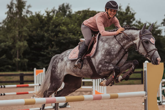 Pink Saddle Pad Pink Pearl Jump Full