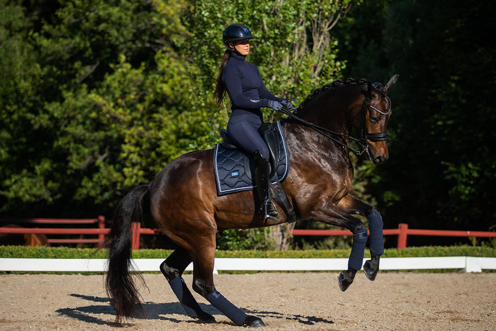 Dressage Saddle Pad Midnight Blue Full