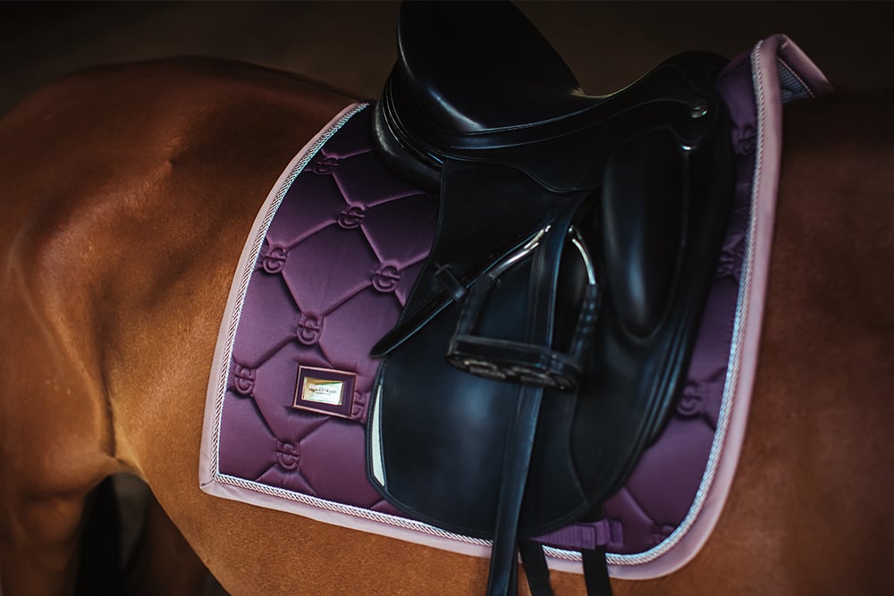 Dressage Saddle Pad Orchid Bloom Full