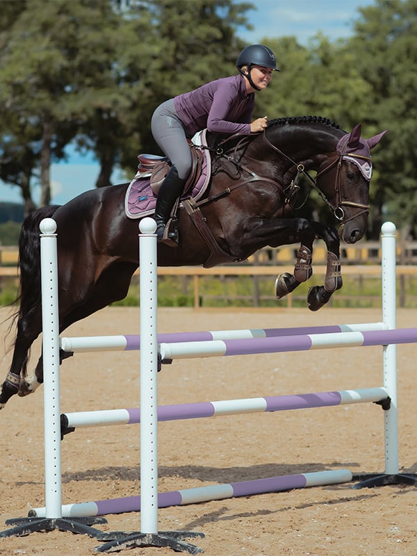 Jump Saddle Pad Orchid Bloom Full