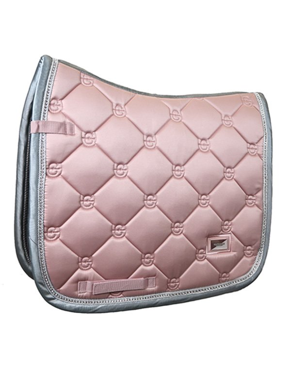 Dressage Saddle Pad Pink Crystal Cob