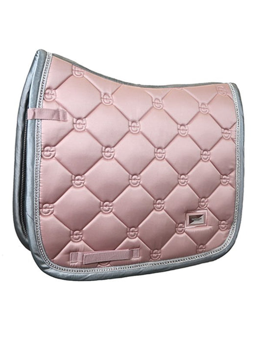 Dressage Saddle Pad Pink Crystal Cob
