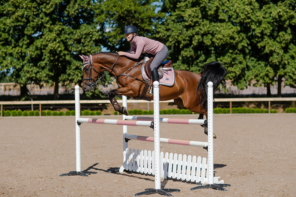 Jump Saddle Pad Pink Crystal Full vue 4