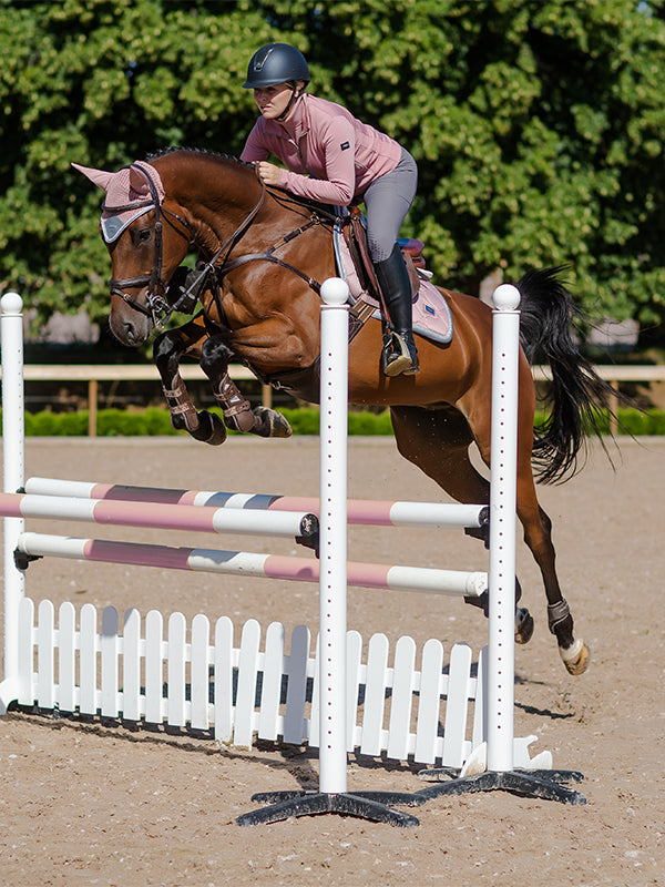 Jump Saddle Pad Pink Crystal Full vue 3
