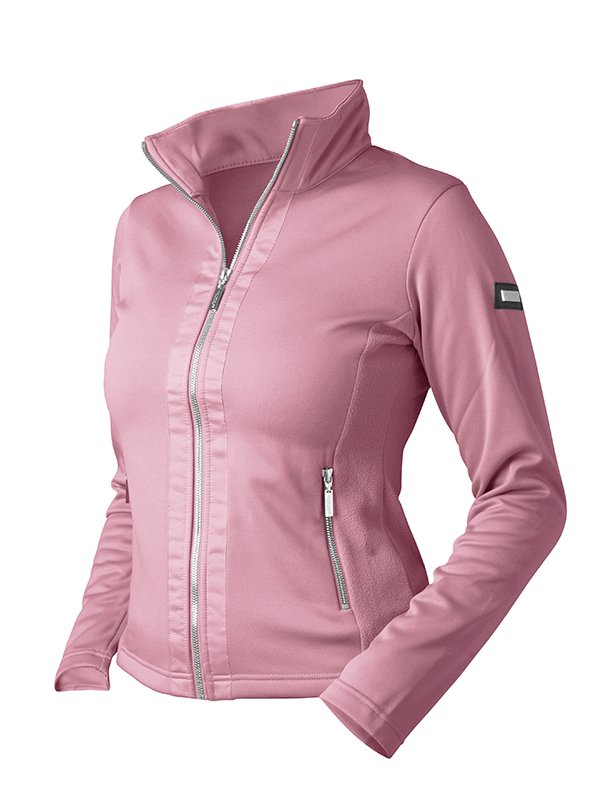 Fleece jacket Pink vue 1