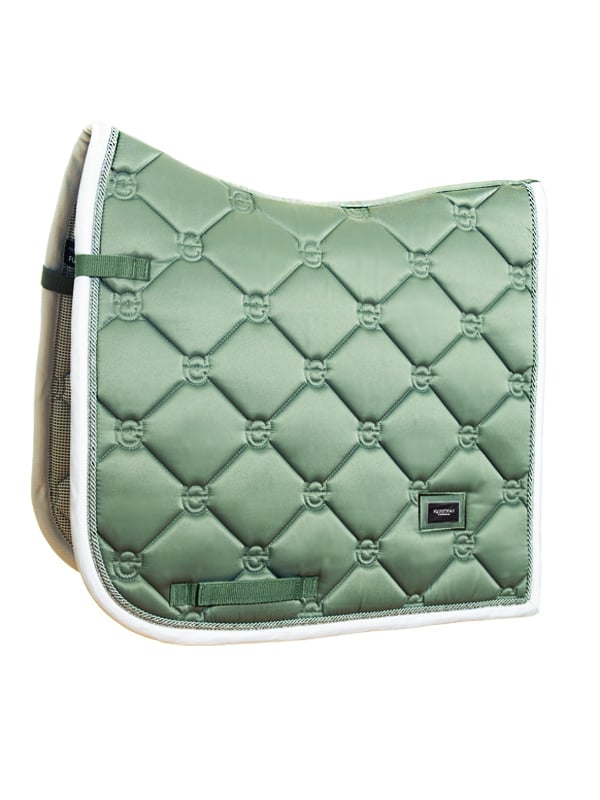 Dressage Saddle Pad Pistachio White Full vue 1