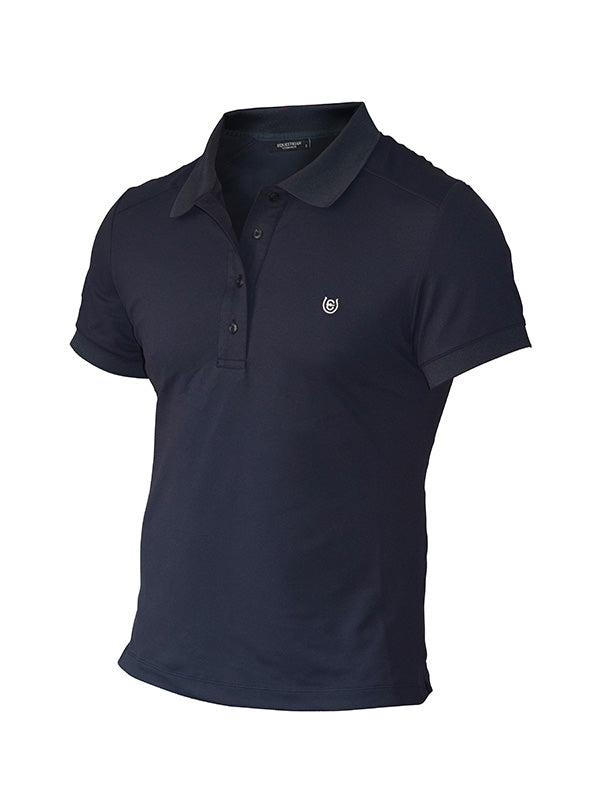 Polo Shirt Men Clean Navy vue 1