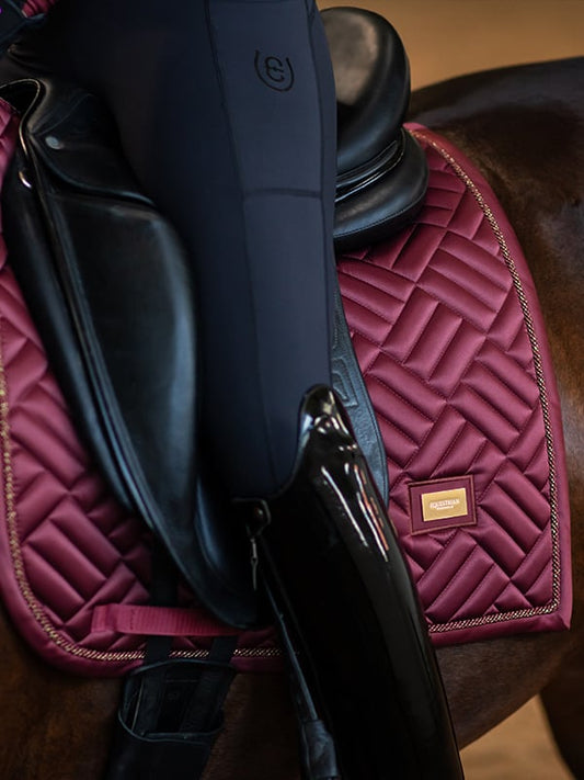 Dressage Saddle Pad New Maroon Full