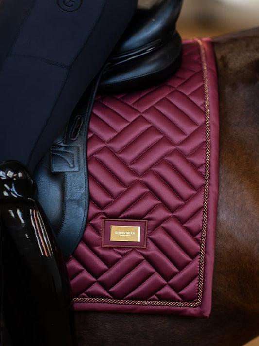 Dressage Saddle Pad New Maroon Full