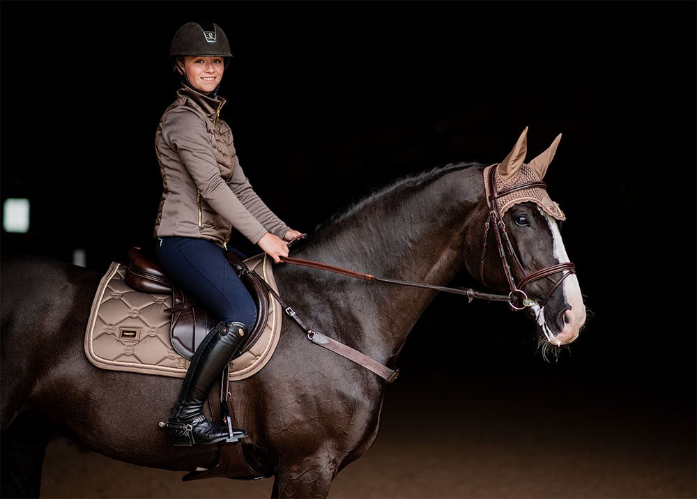 Jump Saddle Pad Champagne Full