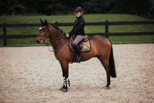 Jump Saddle Pad Golden Brass Pony