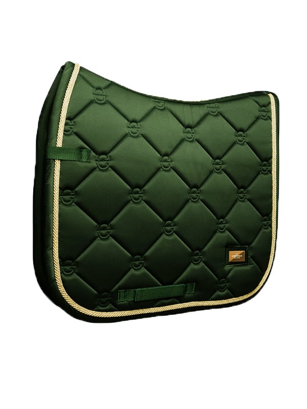 Dressage Saddle Pad Forest Green Cob