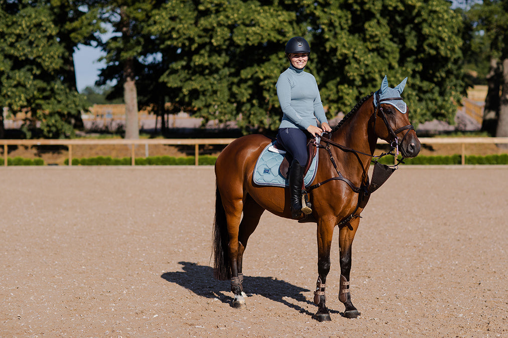 Jump Saddle Pad Steel Blue Full