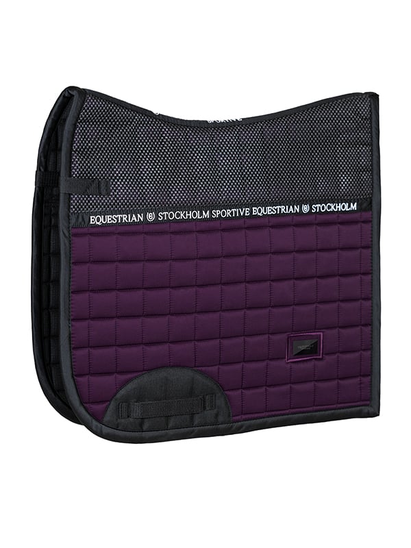 Dressage Saddle Pad Sportive Black Raven Full vue 1