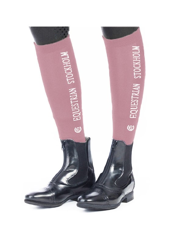 Riding Socks Sportive Pink vue 1