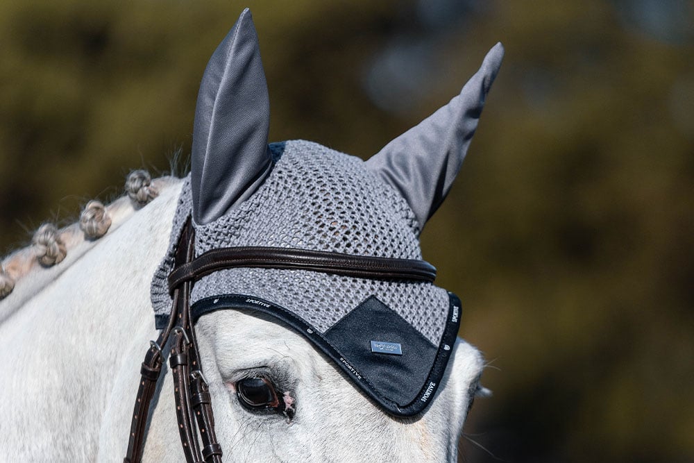 Ear Bonnet Sportive Blue Ash