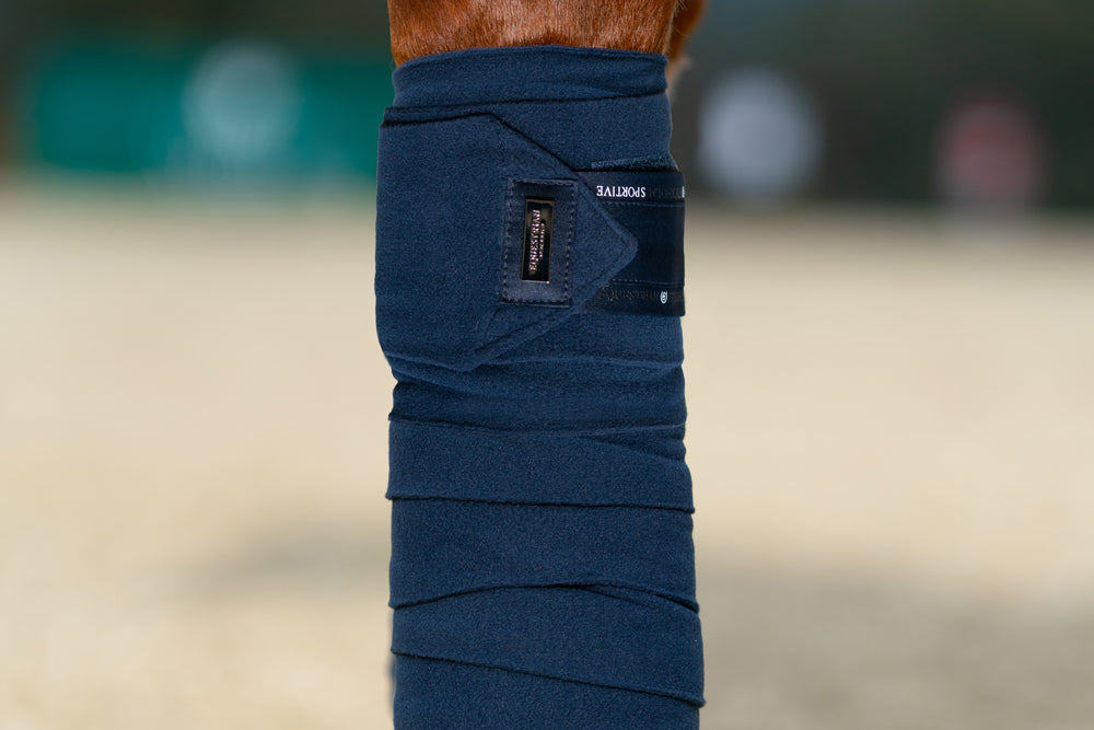 Polo Wraps Sportive Navy vue 3