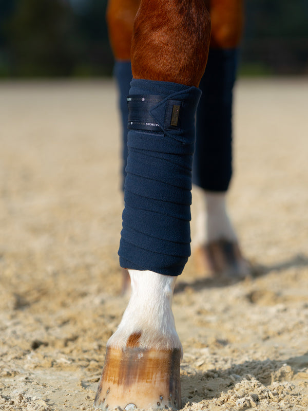 Polo Wraps Sportive Navy vue 2