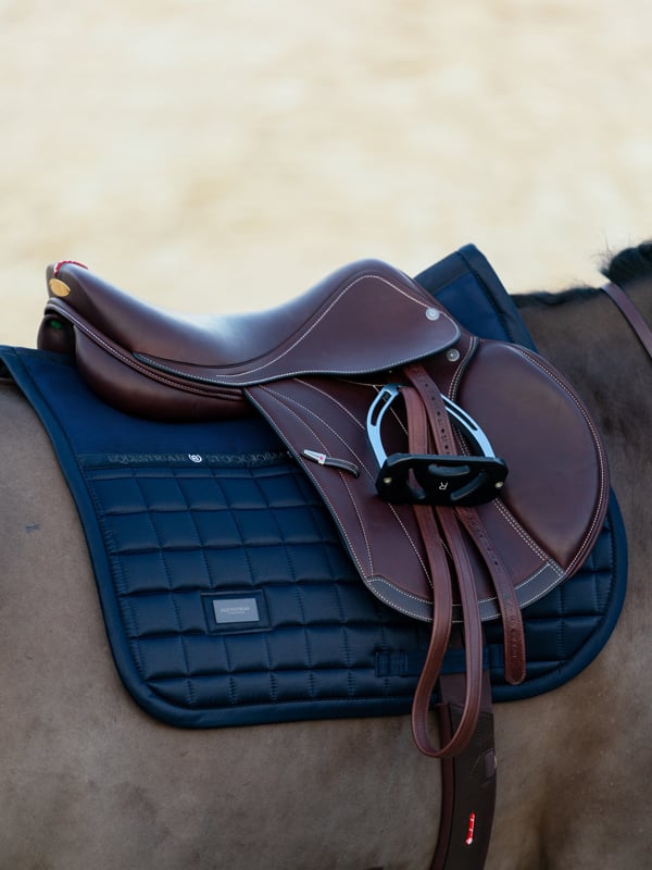 Jump Saddle Pad Sportive Navy Pony vue 2