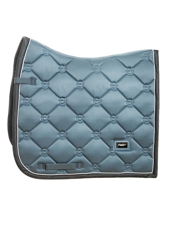 Dressage Saddle Pad Steel Blue Full vue 1