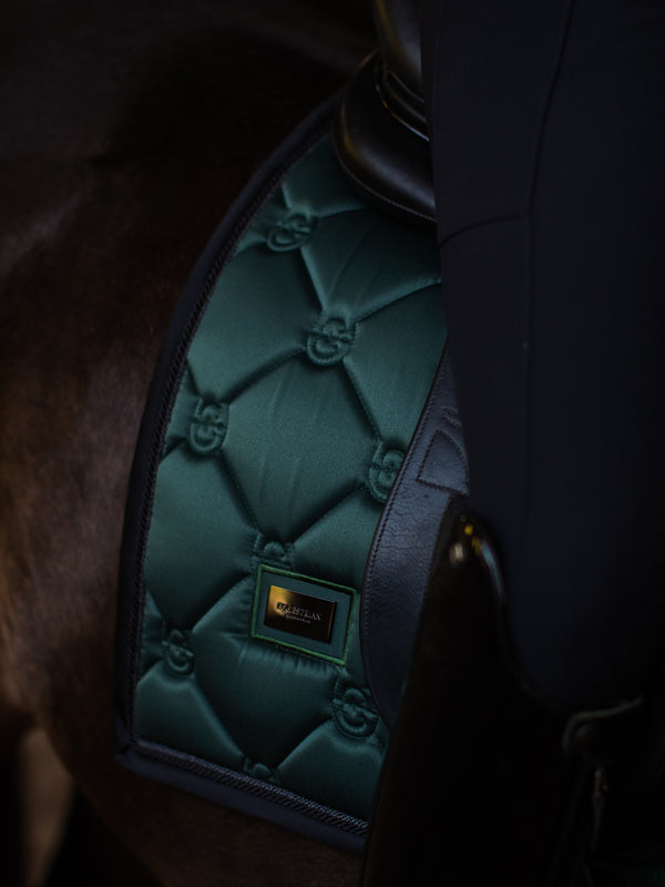 Dressage Saddle Pad Sycamore Green Full vue 2