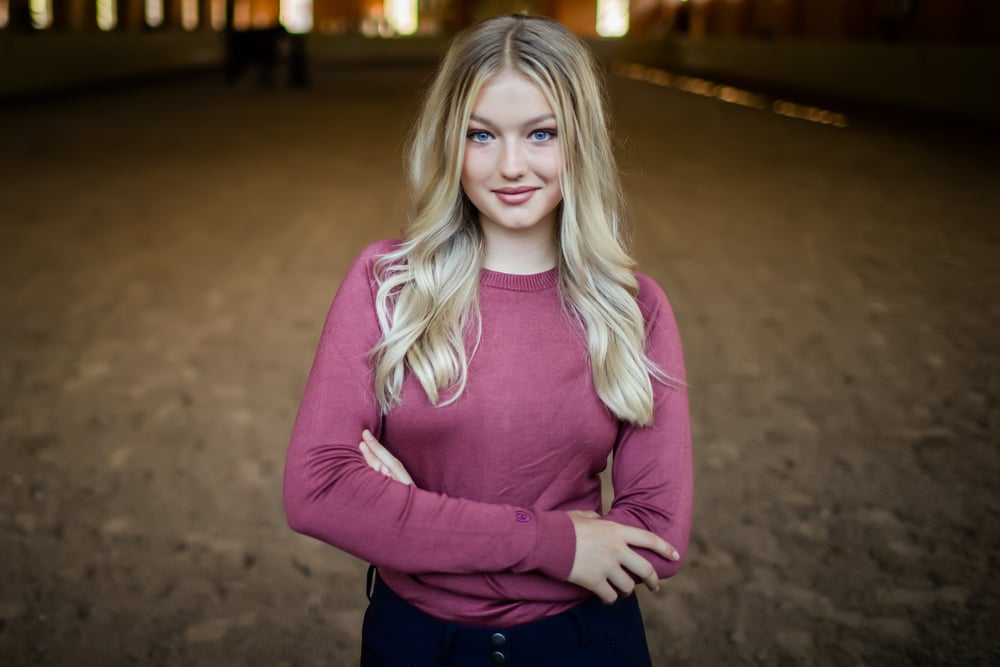 Round Neck Knitted Top Timeless Rose