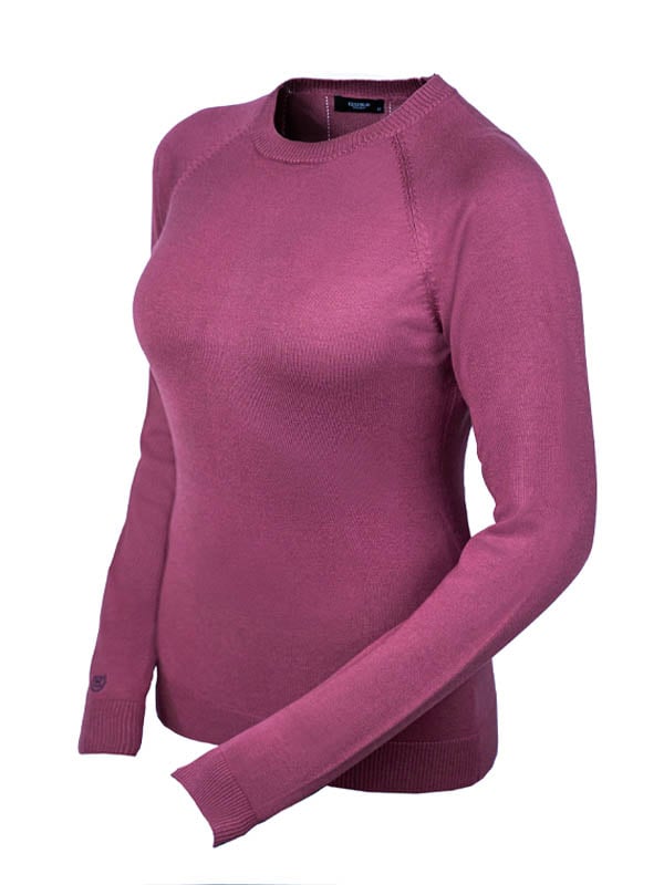 Round Neck Knitted Top Timeless Rose vue 1
