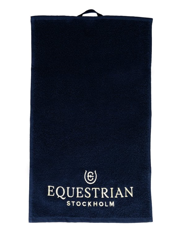 Towel Navy White vue 1