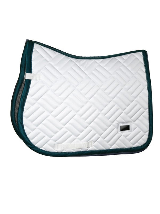 Jump Saddle Pad Modern White Dramatic Monday Full