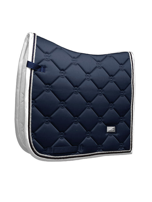 Dressage Saddle Pad Midnight White Edge Full
