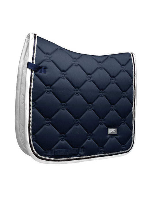 Dressage Saddle Pad Midnight White edge Cob
