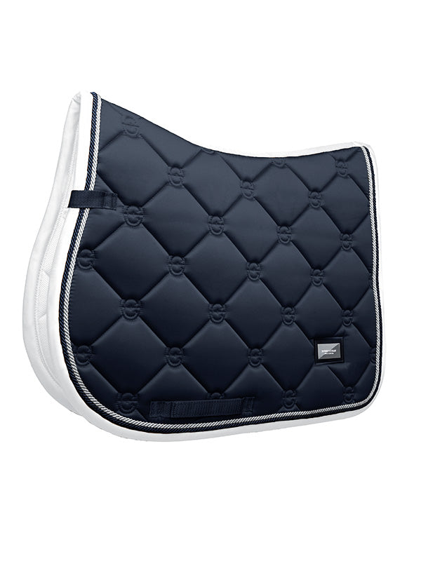 Jump Saddle Pad Midnight White edge Full vue 1