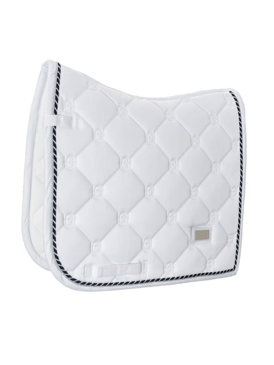 Dressage Saddle Pad White Perfection Full