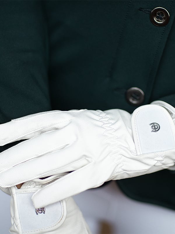 Riding Gloves Motion White vue 3